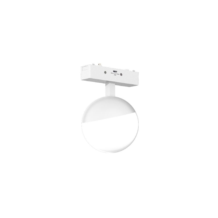 Φωτιστικό LED 6W 3CCT για Ultra-Thin μαγνητική ράγα σε λευκή απόχρωση D:10X10cm TMU0150-White